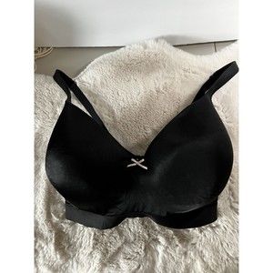 Cacique 40H  Bra Extended Longline Black Classic Padded